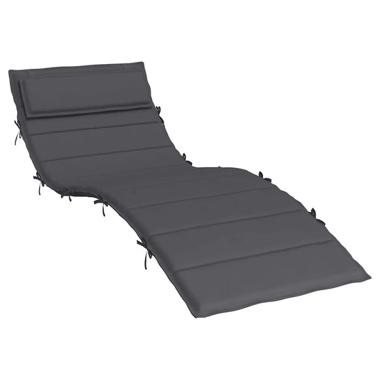 Pernă de șezlong, antracit, 180x60x4 cm, textil Oxford