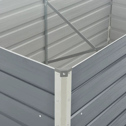 Pat înalt straturi, 160x80x77, oțel galvanizat, gri