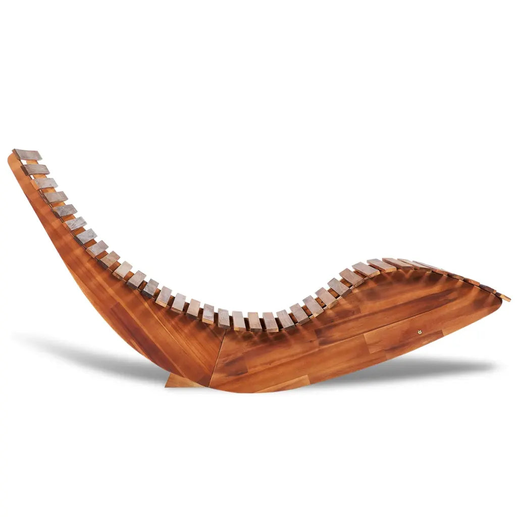 Șezlong balansoar, lemn de acacia