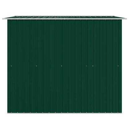 Magazie șopron metalic de grădină, 257 x 205 x 178 cm, verde