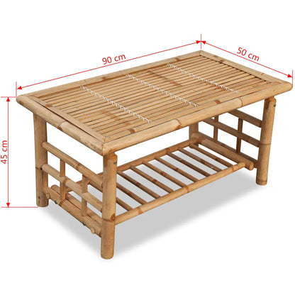 Set mobilier de grădină cu perne, 4 piese, bambus