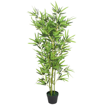 Bambus artificial cu ghiveci 120 cm, verde