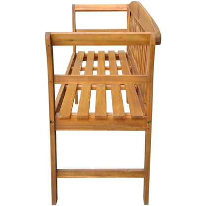 Bancă de grădină, 157 cm, lemn masiv de acacia