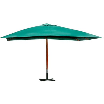 Umbrelă de soare suspendată 300 x 400 cm, Verde