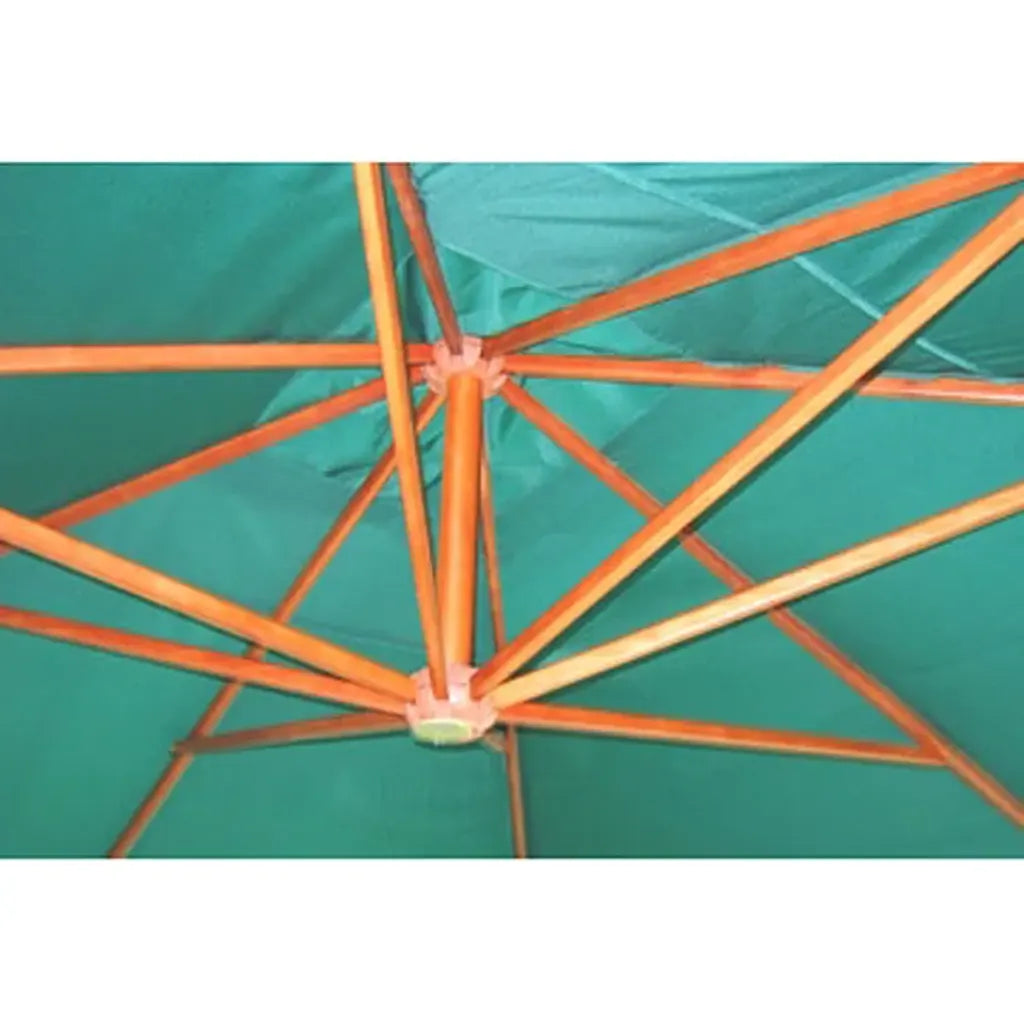 Umbrelă de soare suspendată 300 x 400 cm, Verde