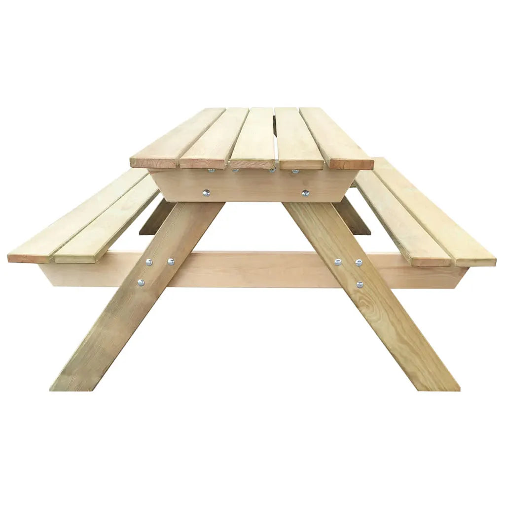 Masă de picnic, 150 x 135 x 71,5 cm, lemn