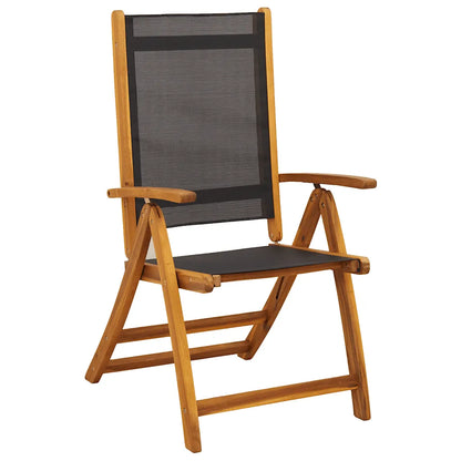 Set mobilier de exterior, 7 piese, lemn masiv de acacia