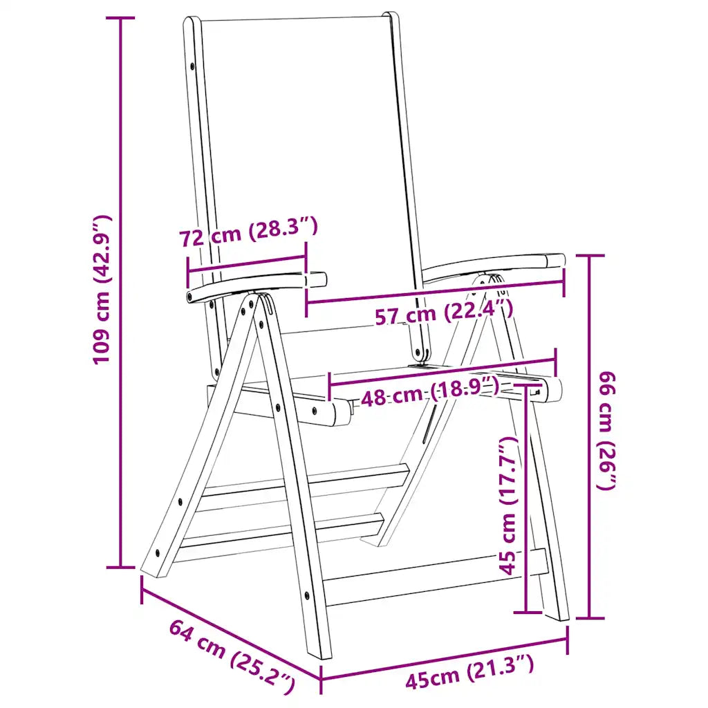 Set mobilier de exterior, 7 piese, lemn masiv de acacia