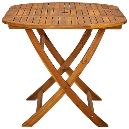 Set mobilier de exterior, 7 piese, lemn masiv de acacia