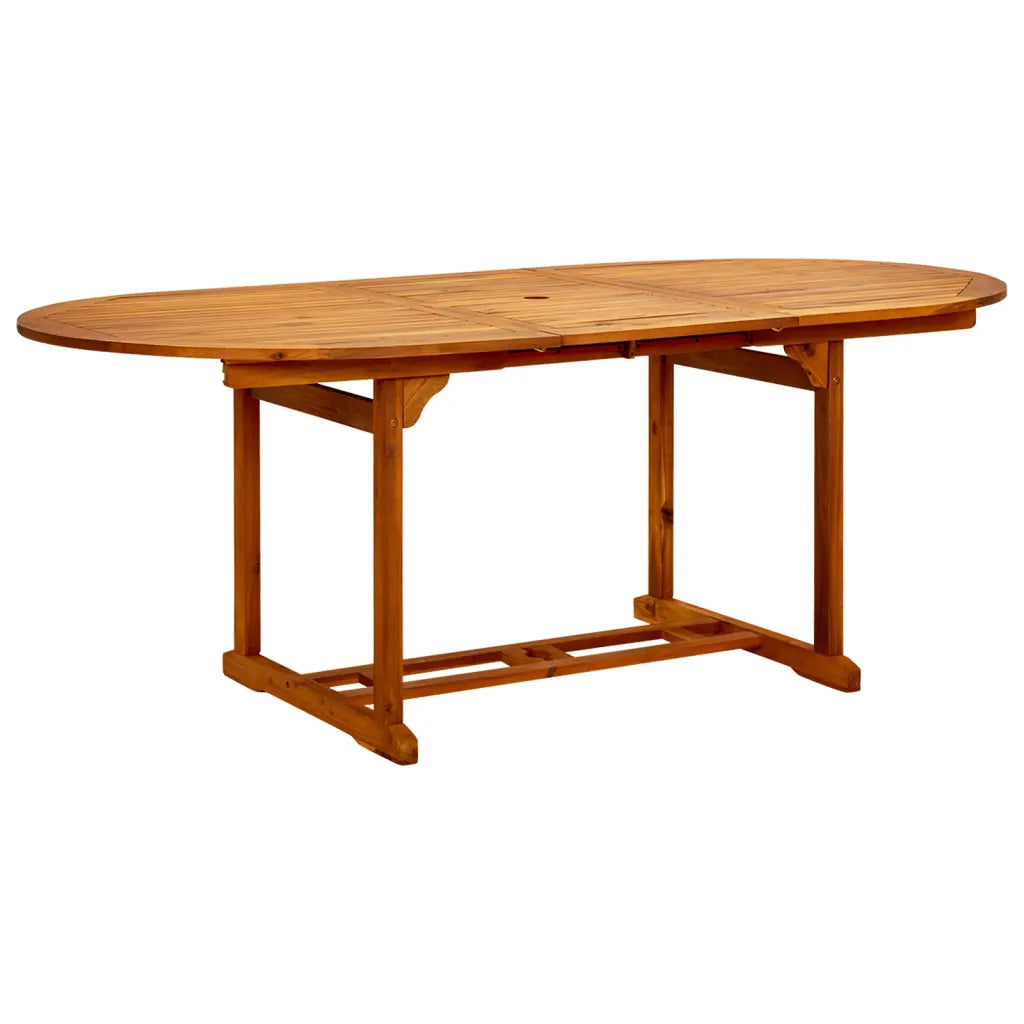 Masă de grădină, (150-200) x 100 x 75 cm, lemn masiv de acacia