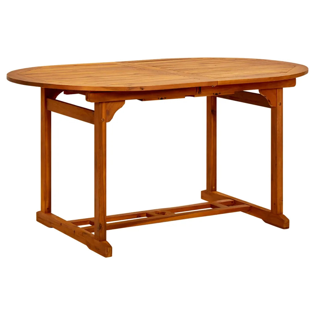 Masă de grădină, (150-200) x 100 x 75 cm, lemn masiv de acacia