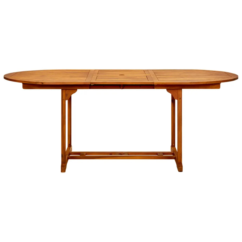 Masă de grădină, (150-200) x 100 x 75 cm, lemn masiv de acacia