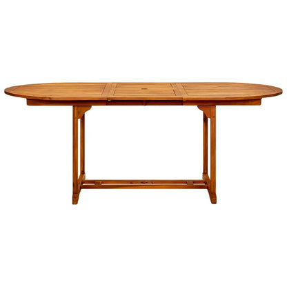 Masă de grădină, (150-200) x 100 x 75 cm, lemn masiv de acacia