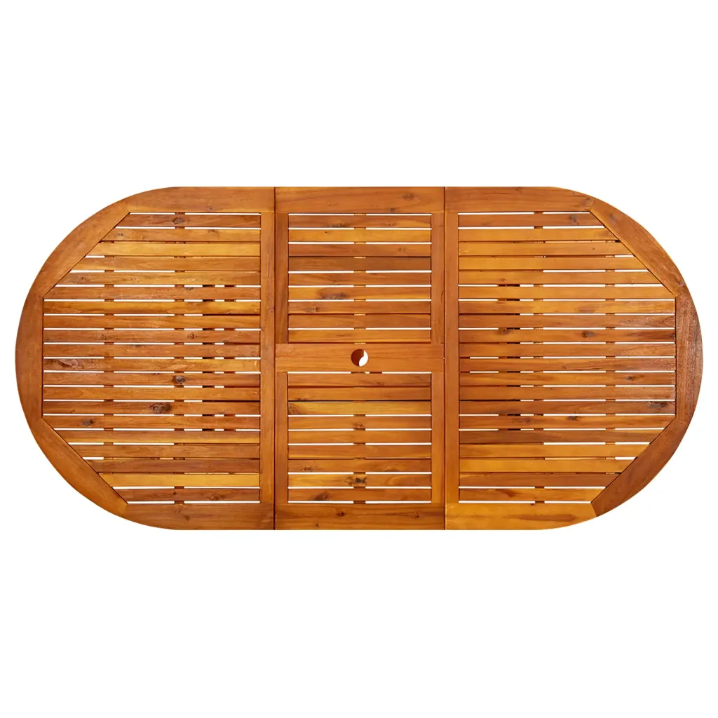 Masă de grădină, (150-200) x 100 x 75 cm, lemn masiv de acacia