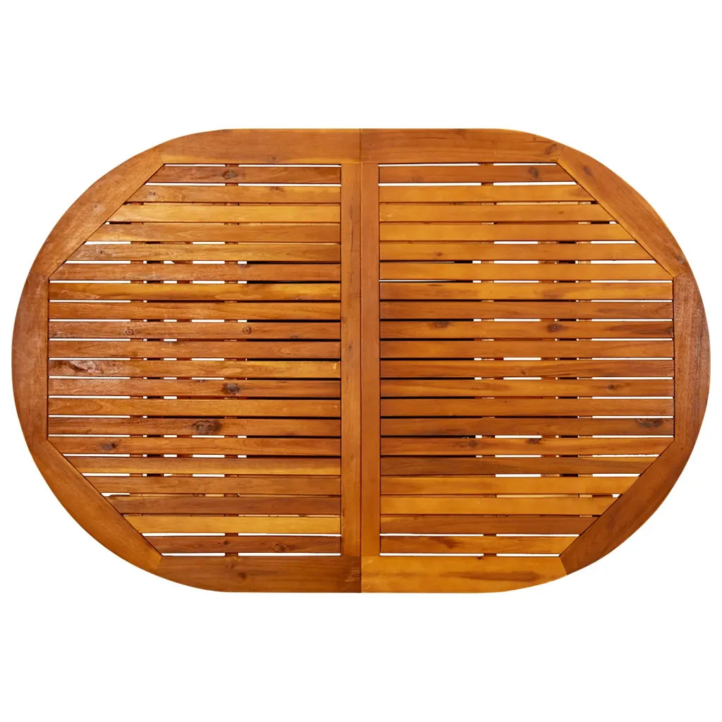Masă de grădină, (150-200) x 100 x 75 cm, lemn masiv de acacia