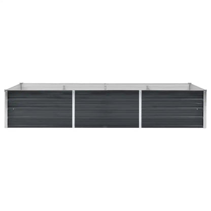 Strat înălțat de grădină antracit 240x80x45 cm oțel galvanizat