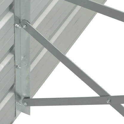 Strat înălțat de grădină antracit 100x40x77 cm oțel galvanizat