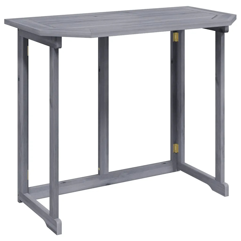 Masă de balcon pliabilă, 90x50x74 cm, lemn masiv de acacia