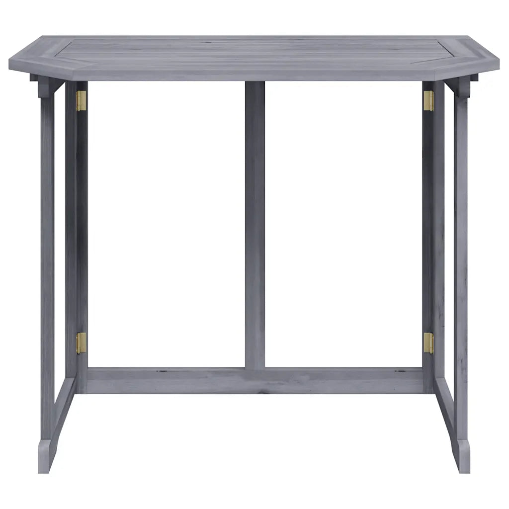 Masă de balcon pliabilă, 90x50x74 cm, lemn masiv de acacia