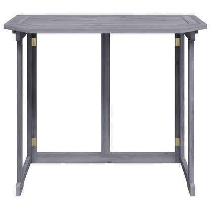 Masă de balcon pliabilă, 90x50x74 cm, lemn masiv de acacia