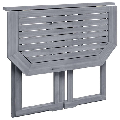 Masă de balcon pliabilă, 90x50x74 cm, lemn masiv de acacia