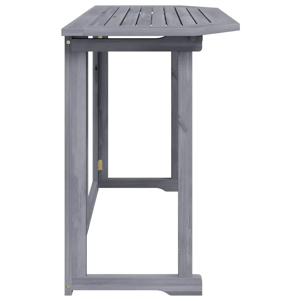 Masă de balcon pliabilă, 90x50x74 cm, lemn masiv de acacia