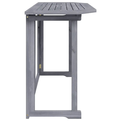 Masă de balcon pliabilă, 90x50x74 cm, lemn masiv de acacia
