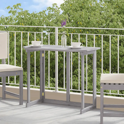 Masă de balcon pliabilă, 90x50x74 cm, lemn masiv de acacia