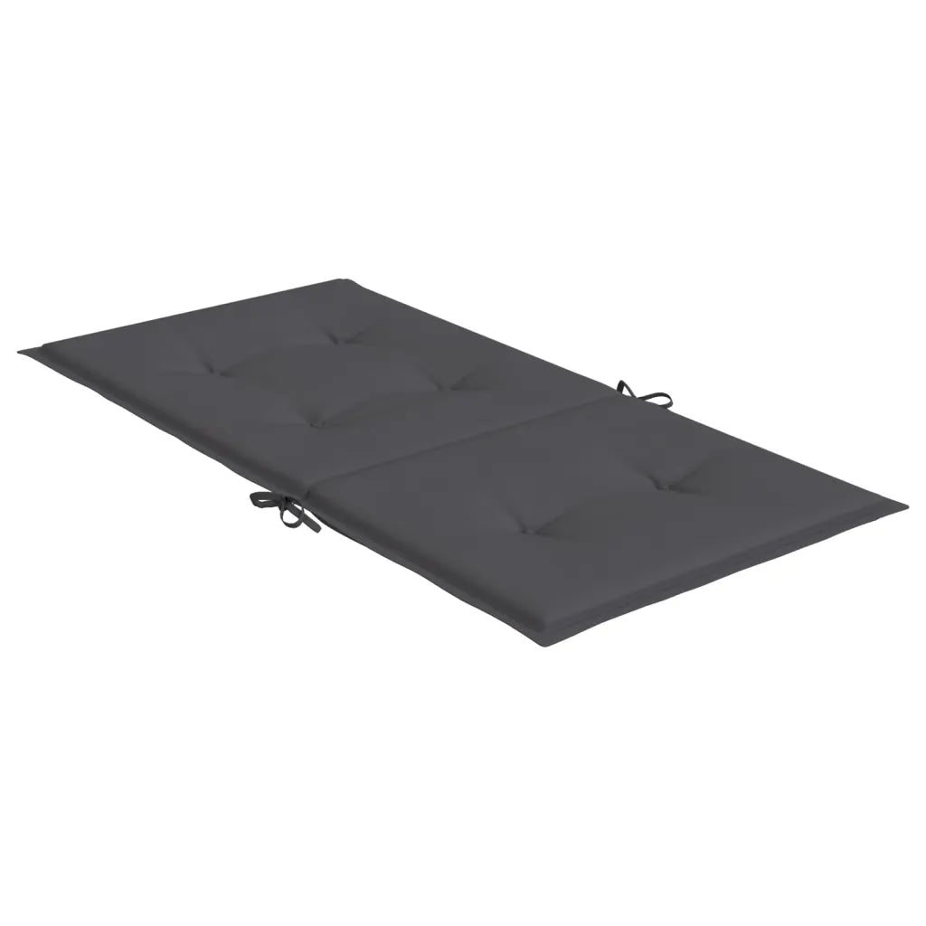 Perne scaun cu spătar mic, 4 buc., antracit, textil oxford