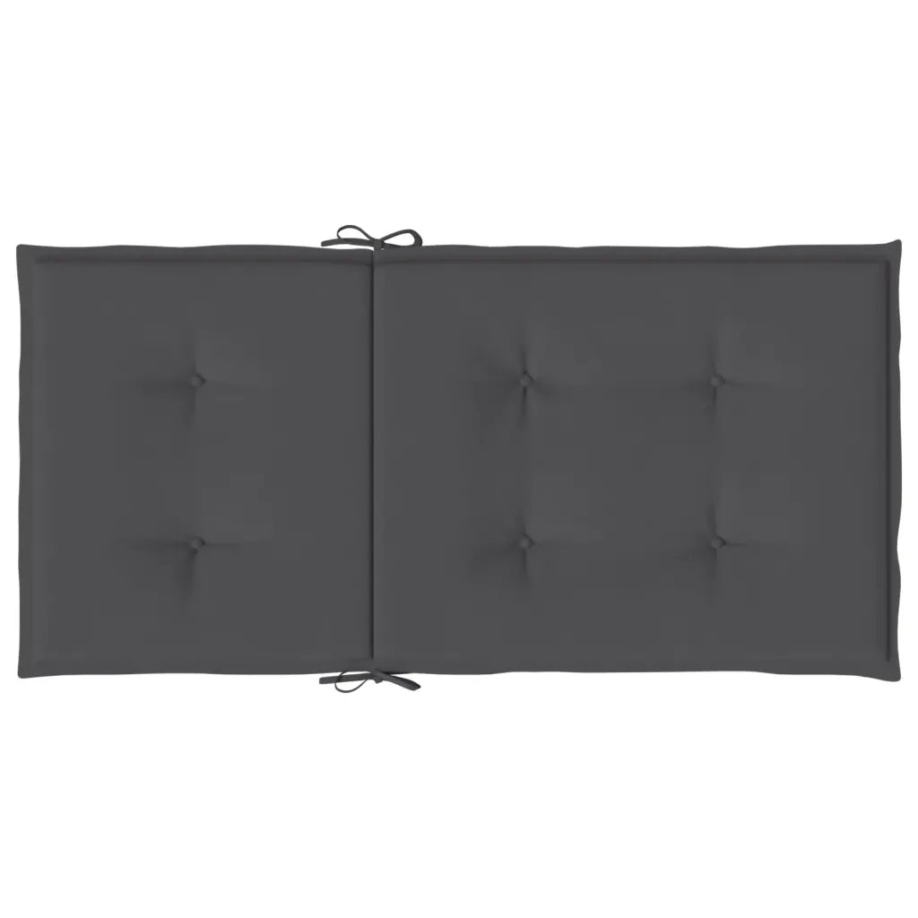 Perne scaun cu spătar mic, 4 buc., antracit, textil oxford