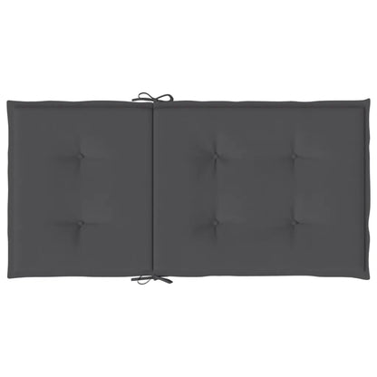 Perne scaun cu spătar mic, 4 buc., antracit, textil oxford