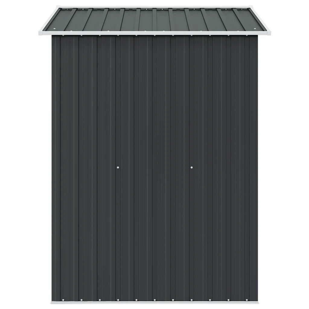 Magazie depozitare grădină antracit 204x132x186 cm oțel