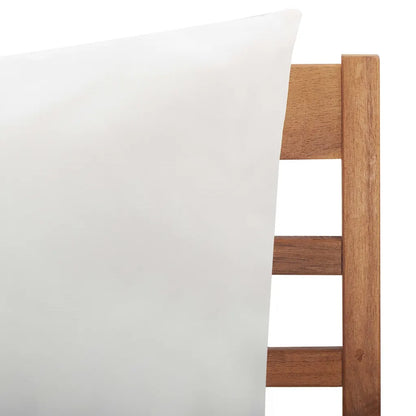 Set mobilier de grădină cu perne, 4 piese, lemn masiv de acacia