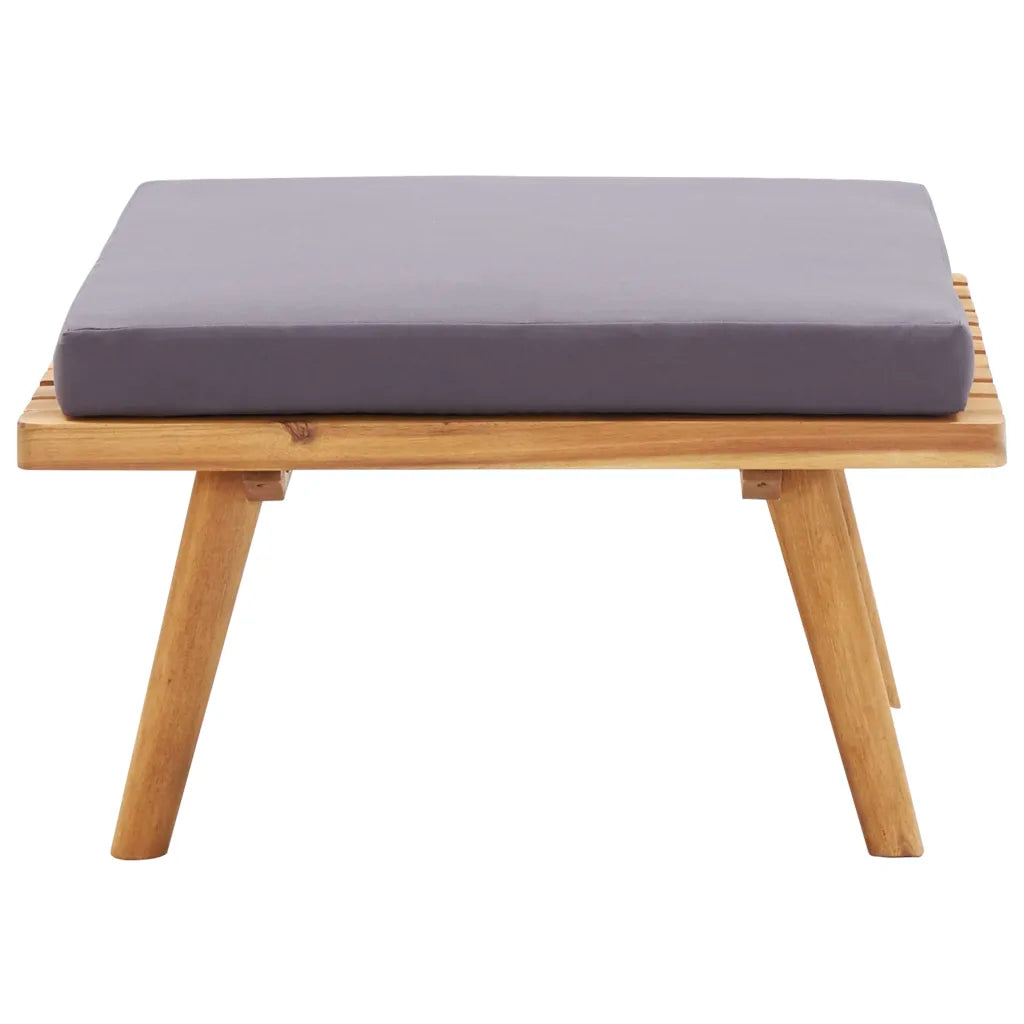 Set mobilier de grădină, 5 piese, lemn masiv de acacia