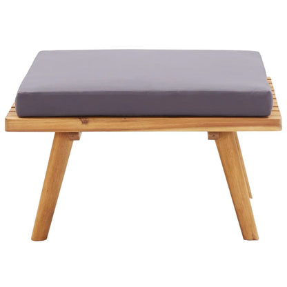 Set mobilier de grădină, 5 piese, lemn masiv de acacia