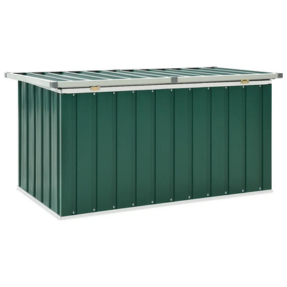 Ladă de grădină verde 129x67x65 cm
