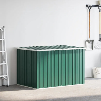 Ladă de depozitare pentru grădină, verde, 171 x 99 x 93 cm