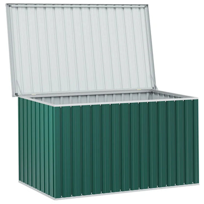 Ladă de depozitare pentru grădină, verde, 171 x 99 x 93 cm