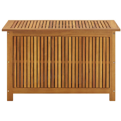 Ladă de depozitare grădină, 90x50x58 cm, lemn masiv de acacia