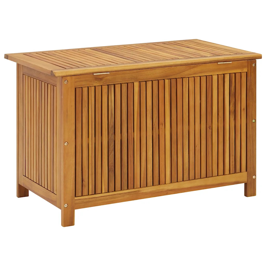 Ladă de depozitare grădină, 90x50x58 cm, lemn masiv de acacia
