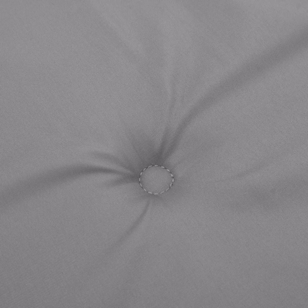 Perne scaun cu spătar înalt, 6 buc., gri, 120x50x3 cm, textil