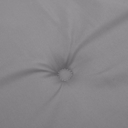 Perne scaun cu spătar înalt, 6 buc., gri, 120x50x3 cm, textil