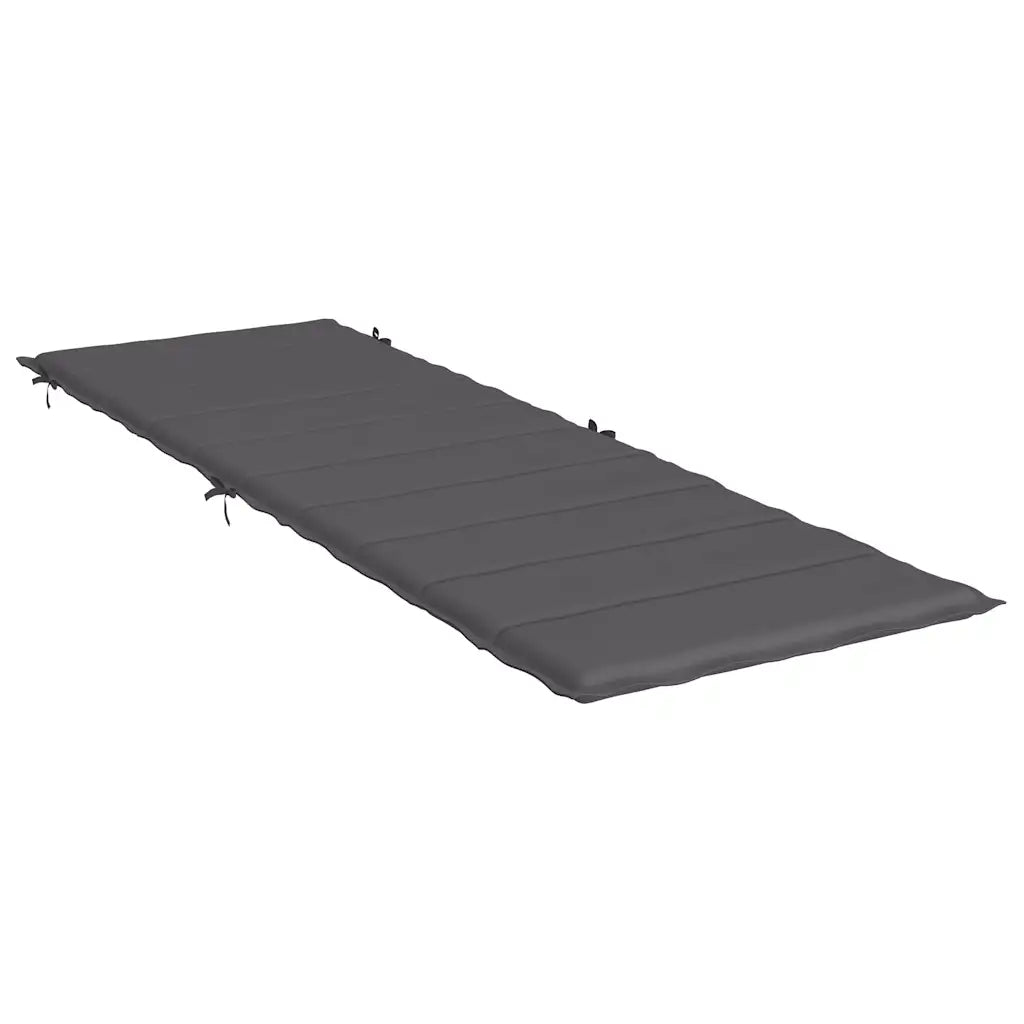 Pernă de șezlong, antracit, 186x58x4 cm, textil oxford