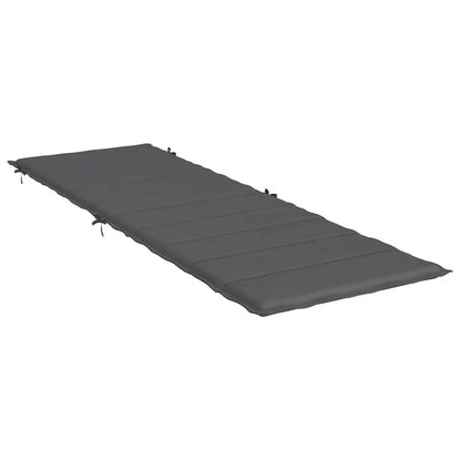 Pernă de șezlong, antracit, 186x58x4 cm, textil oxford
