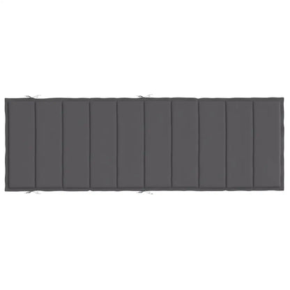 Pernă de șezlong, antracit, 186x58x4 cm, textil oxford
