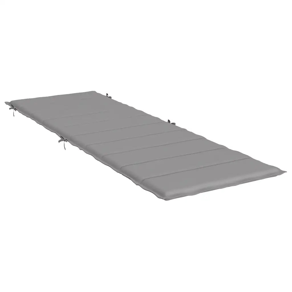 Pernă de șezlong, gri, 186x58x4 cm, textil oxford