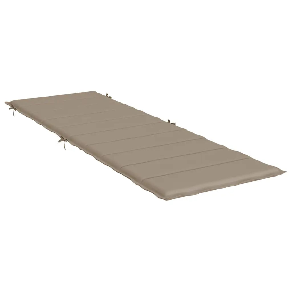 Pernă de șezlong, gri taupe, 186x58x4 cm, textil oxford