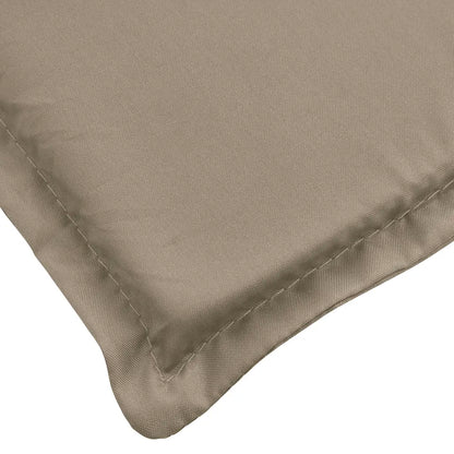 Pernă de șezlong, gri taupe, 186x58x4 cm, textil oxford