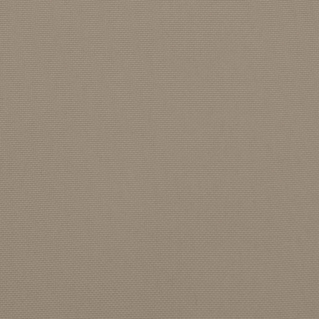 Pernă de șezlong, gri taupe, 186x58x4 cm, textil oxford