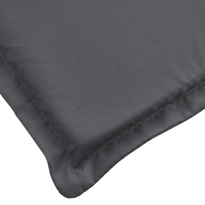 Pernă de șezlong, antracit, 200x50x3 cm, textil oxford